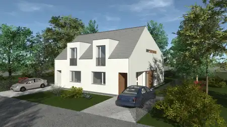 Eladó új építésű ikerház, Mogyoród 5 szoba 122 m² 99.9 M Ft