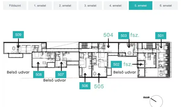 Eladó új építésű téglalakás, Budapest, VII. kerület 3 szoba 77 m² 146.1 M Ft